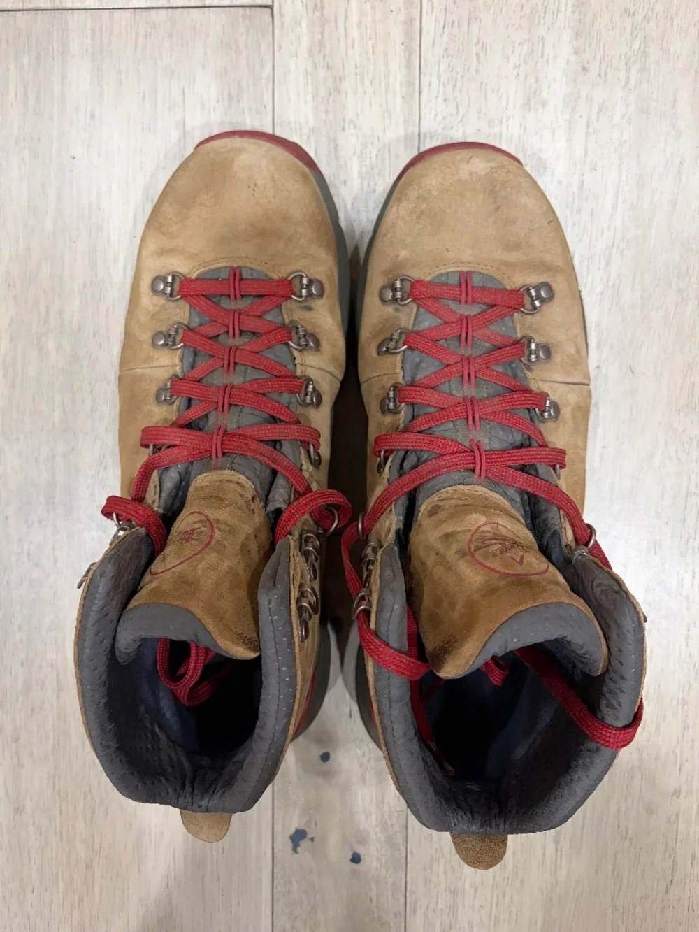 Danner Mountain 600 Brown/Red Waterproof Hiking Boots